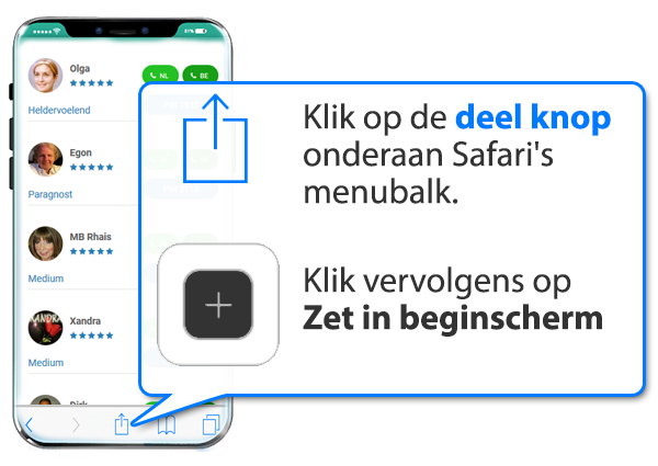 iphone en ipad: Medium.nl als app instellen op Mobiel